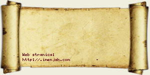 Ana Jačovac vizit kartica